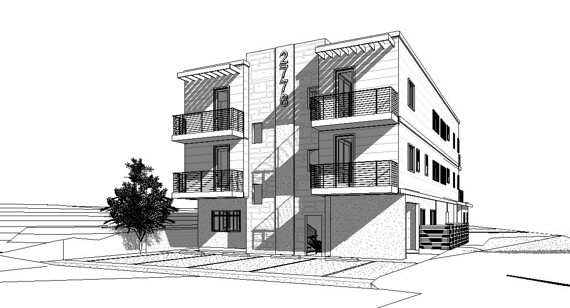 Approved permit set — city stamps on drawings